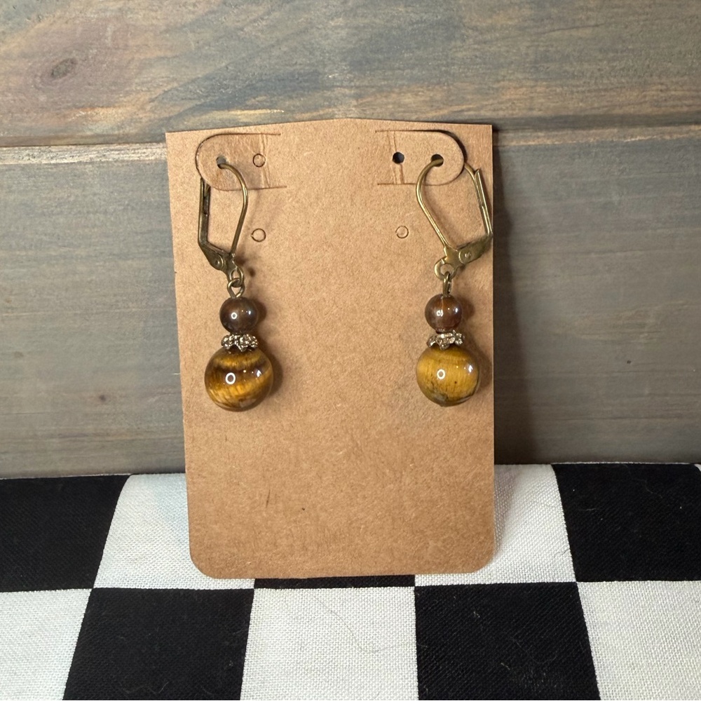 3/$10 Tiger’s Eye Dangle Earrings